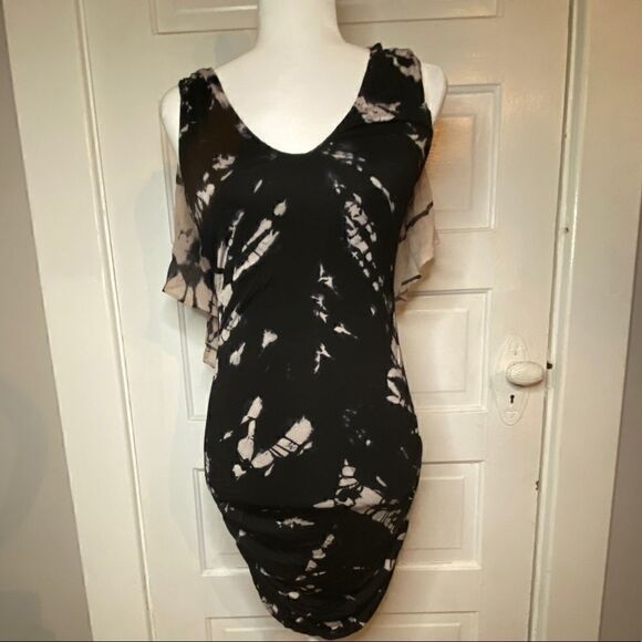 Gypsy 05 Sleeveless Tie Dye Mini w/ Ruched Sides - Picture 3 of 16